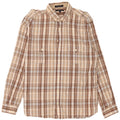 GANT Herre Fitted Military Shirt XL Beige ternet bomuld