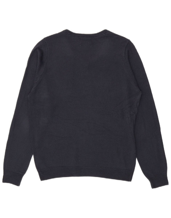 Marks & Spencer Herre V-hals sweater Medium Marineblå Akryl