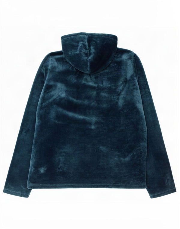 Mountain Warehouse Dame Fleece Hættetrøje Sweater med lynlås UK 18 XL Blå Polyester