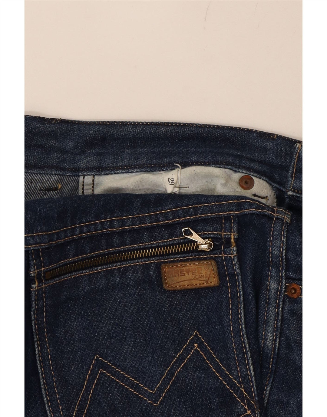 MASTER Womens Cropped Jeans W29 L26 Blue Cotton Vintage Master and Second-Hand Master from Messina Hembry 