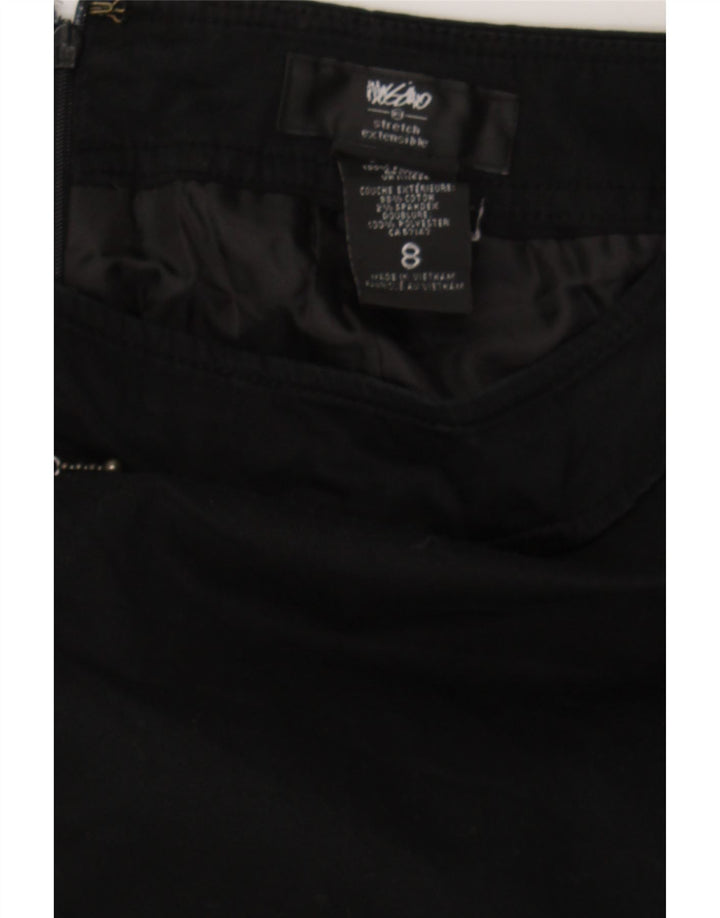MOSSIMO Womens Straight Skirt US 8 Medium W30  Black Cotton Vintage Mossimo and Second-Hand Mossimo from Messina Hembry 