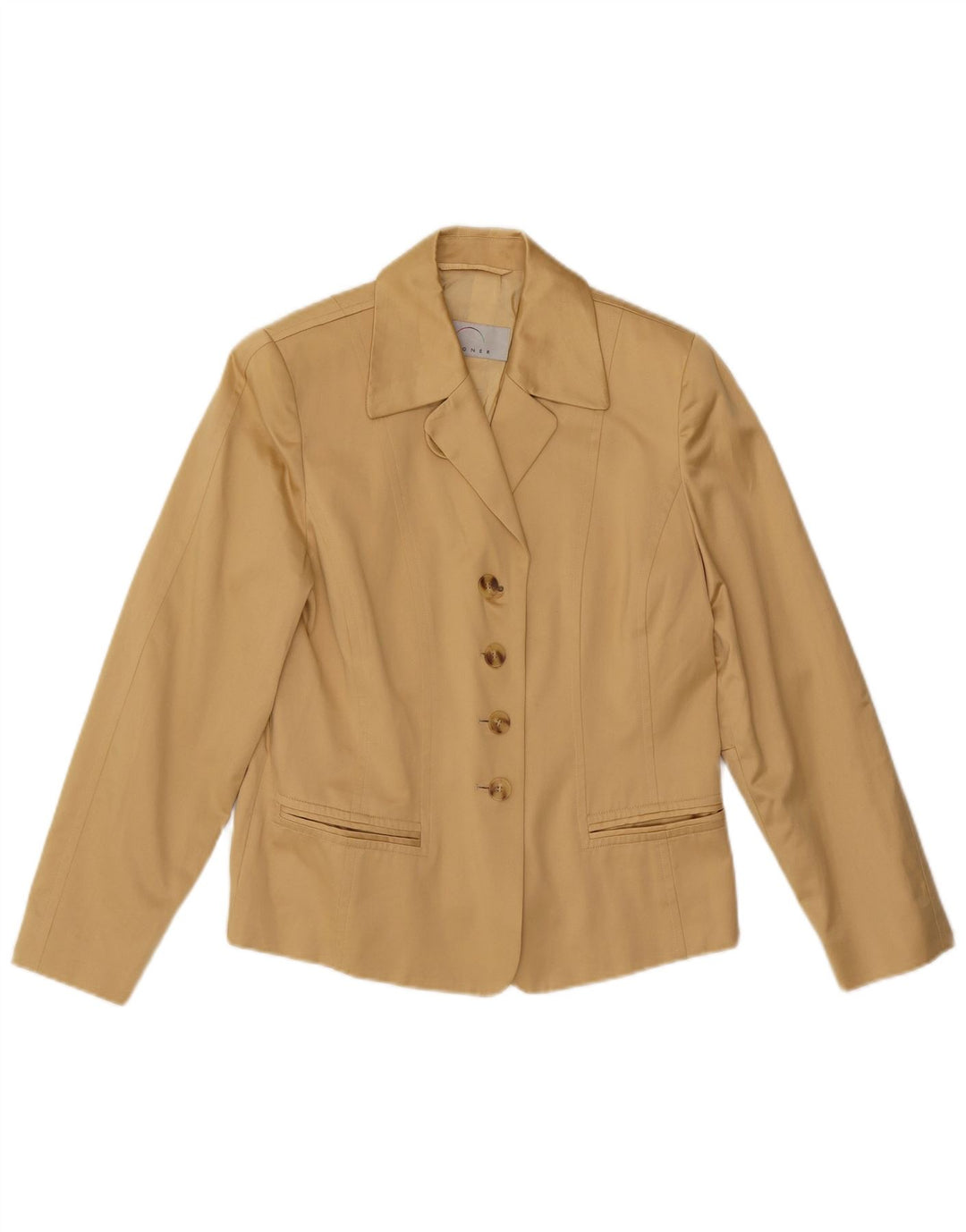 BOGNER Dame 4-knaps 2-delt nederdelsæt US 10 Large W29 Beige Bomuld