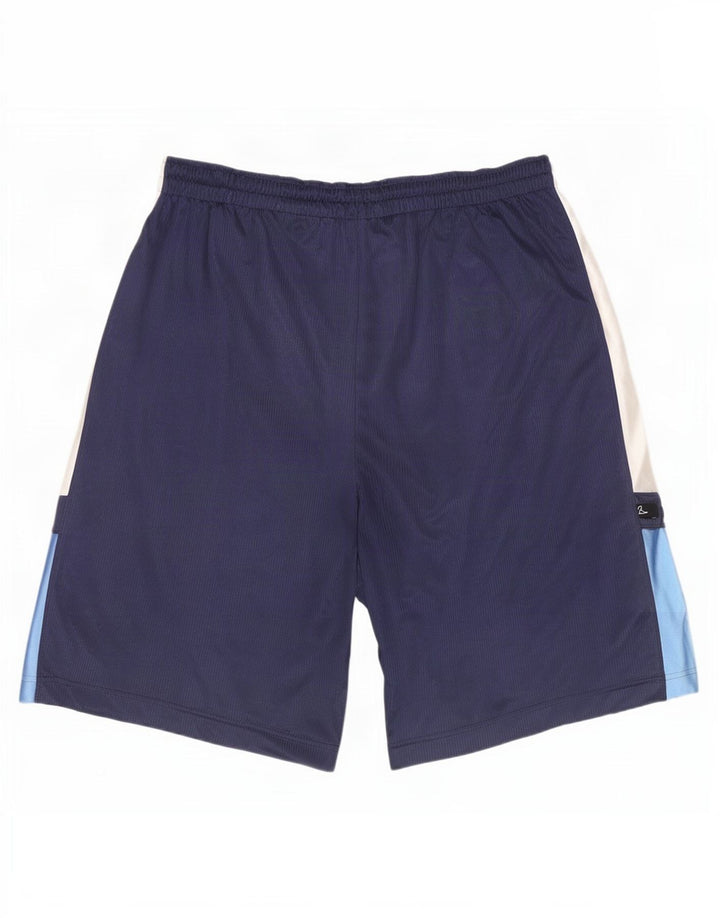 Jordan Herre Sportshorts 2XL Navy Blue Colourblock Polyester