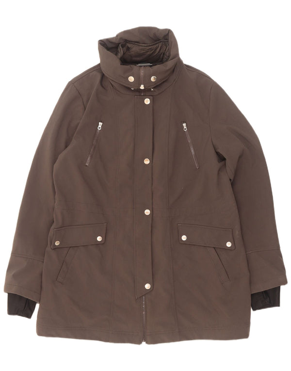 Nautica Dame Sherpa Windbreaker Coat UK 18 XL Grå Polyester