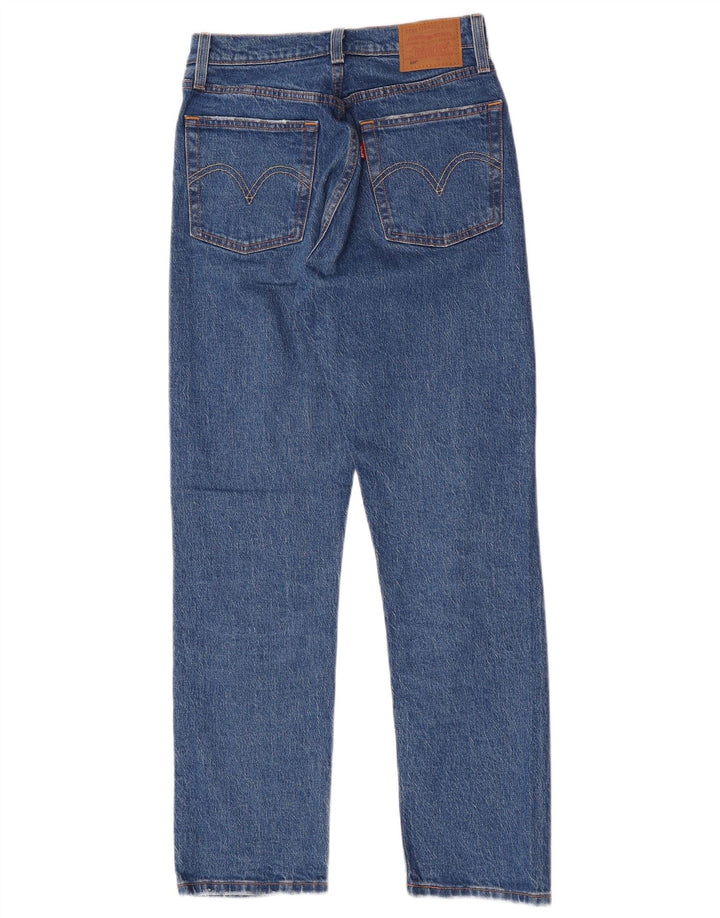 Levi's Dame 501 Straight Jeans W25 L28 Blå