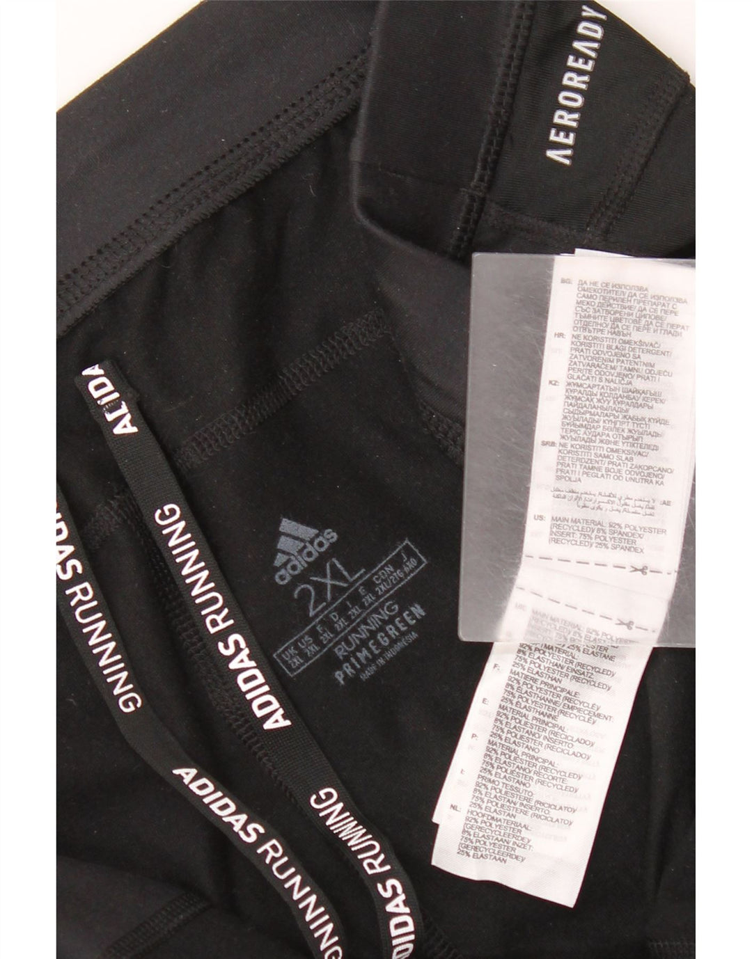 Adidas Aeroready træningsdragtbukser til kvinder UK 20 2XL Sort polyester