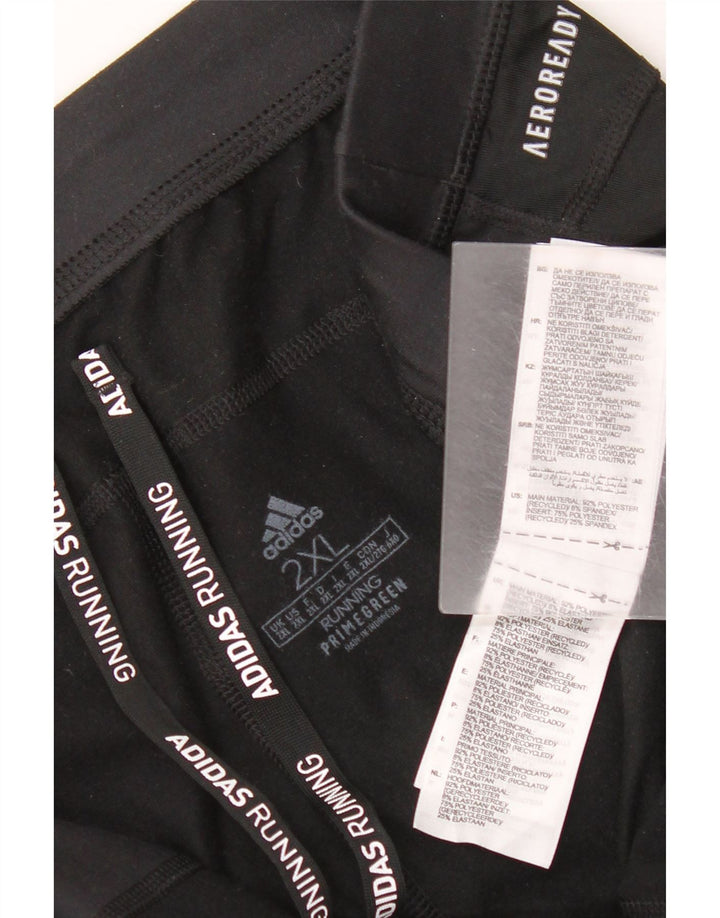 Adidas Aeroready træningsdragtbukser til kvinder UK 20 2XL Sort polyester