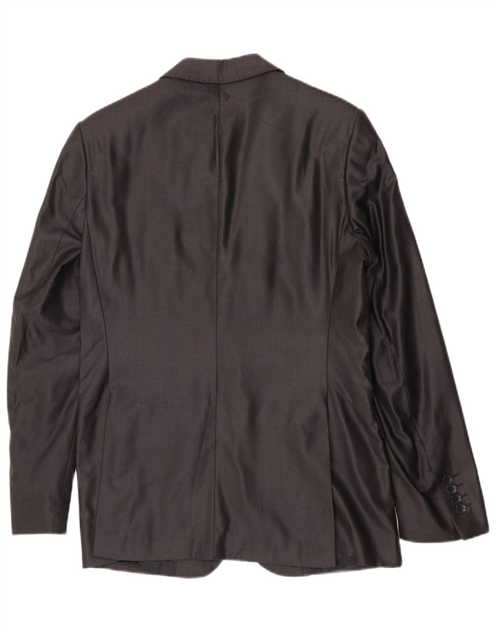 Zara Herre 2-knaps blazerjakke EU 48 Medium Sort