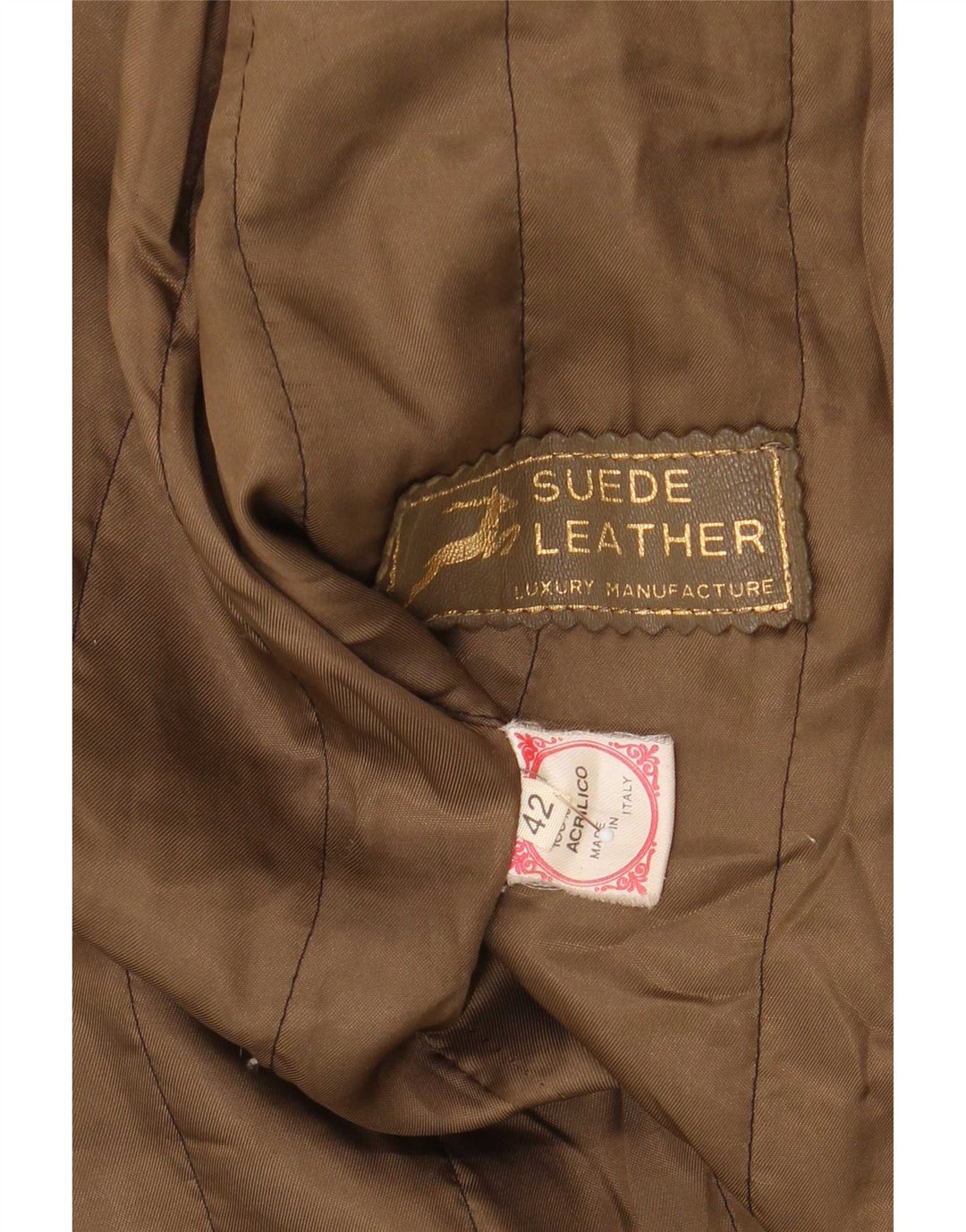 Vintage læderjakke til kvinder IT 42 Medium Brun