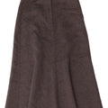 Zara Dame Maxi A-Line nederdel Small W28 Grå Uld