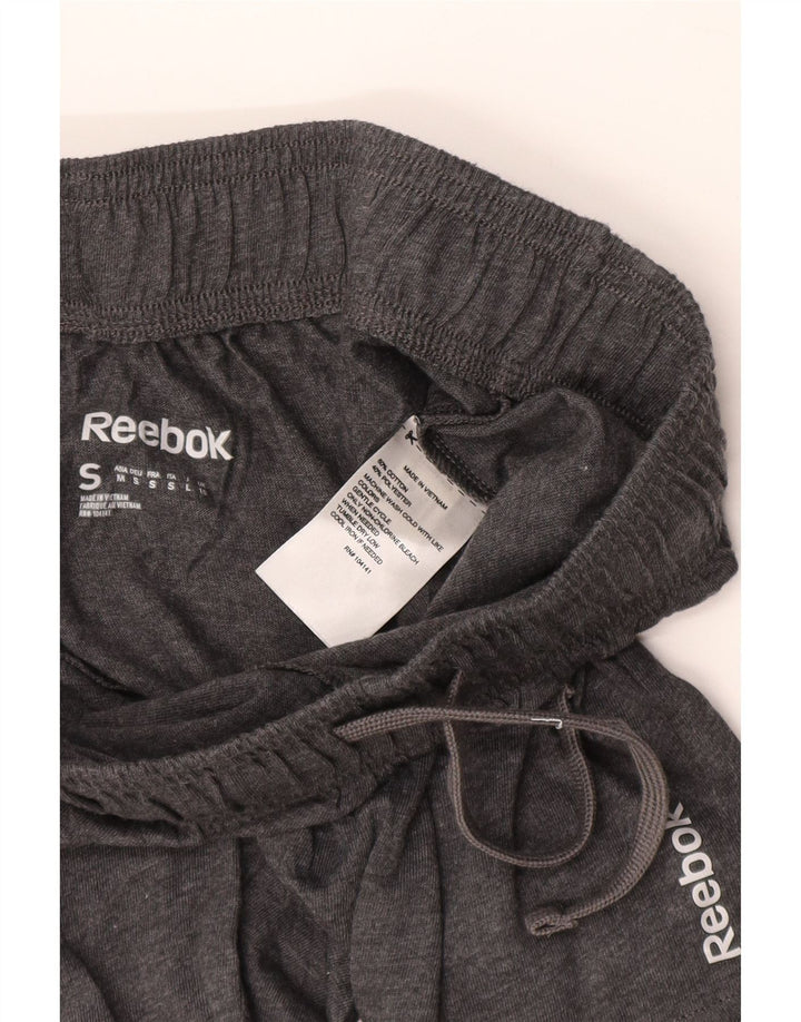 REEBOK sportsshorts til kvinder UK 10 Små grå bomuld