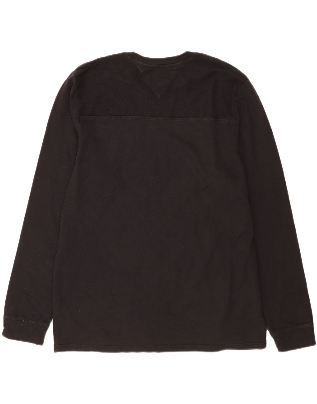 Tommy Hilfiger Herre Top Langærmet 2XL Sort Bomuld