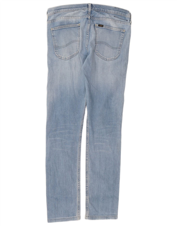Lee Herre Luke Slim Jeans W32 L34 Blå Bomuld
