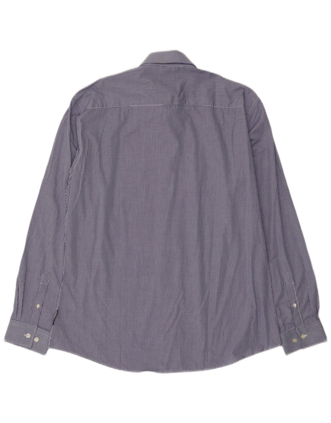 French Connection Herreskjorte XL Blue Gingham Cotton