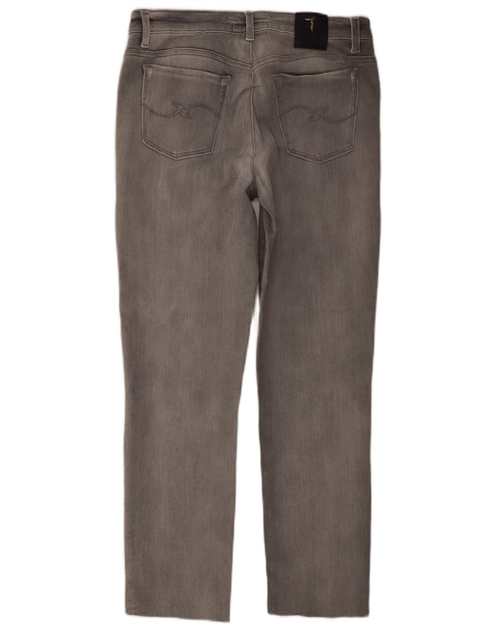 TRUSSARDI Lige jeans til kvinder W27 L25 Grå bomuld