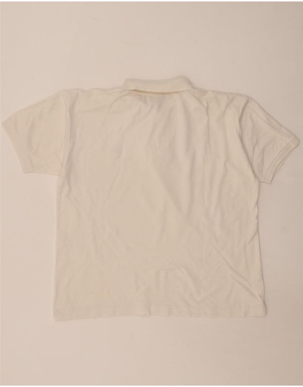 LACOSTE Poloskjorte til mænd størrelse 4 Medium Hvid Bomuld