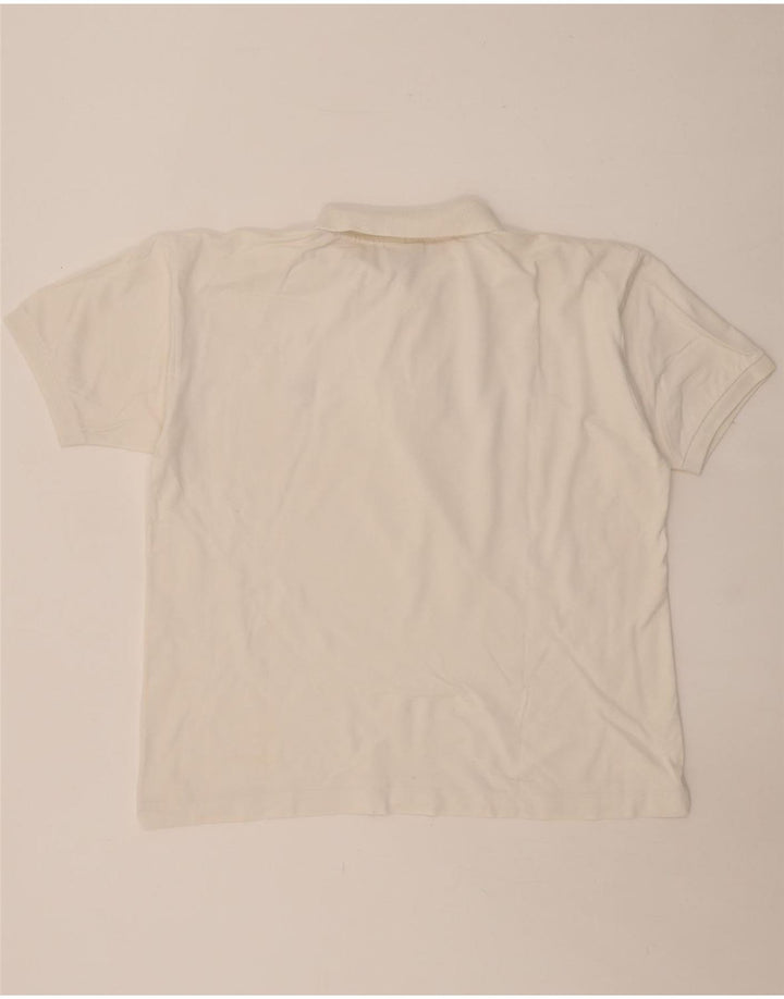 LACOSTE Poloskjorte til mænd størrelse 4 Medium Hvid Bomuld