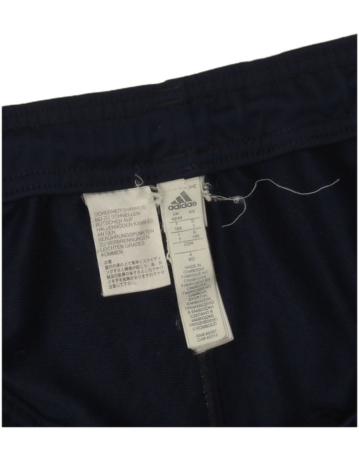 Adidas Træningsdragtsbukser til mænd UK 42/44 Large Navy Blue Polyester