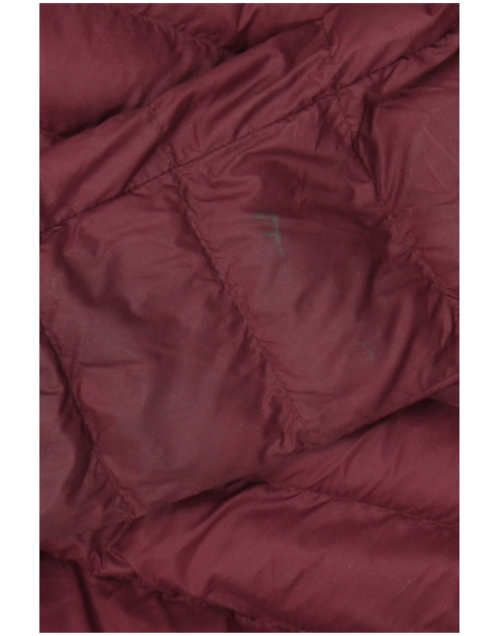 Mountain Warehouse Dame hættepolstret jakke UK 12 Medium Burgundy Nylon