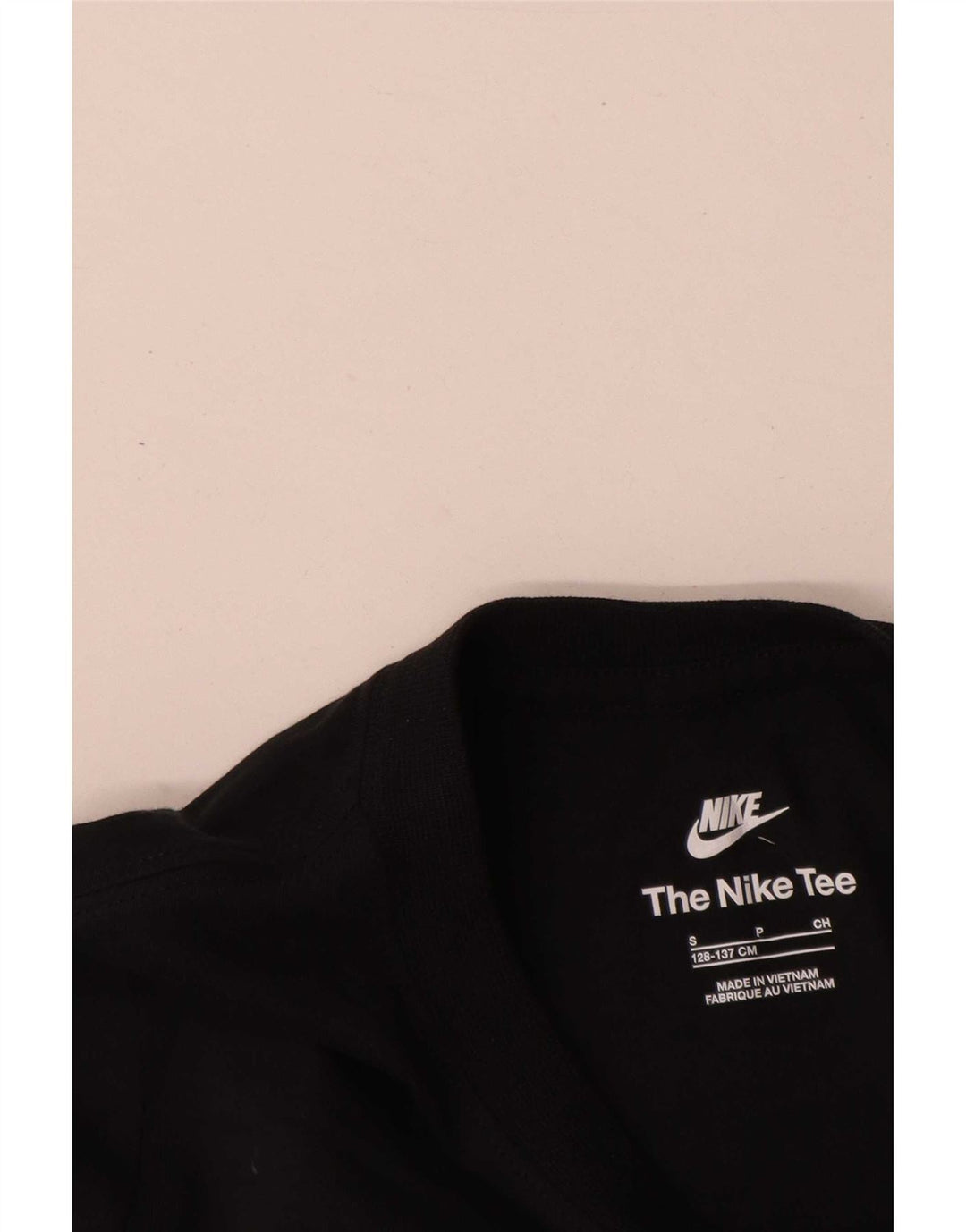 Nike drengetop langærmet 8-9 år lille sort bomuld
