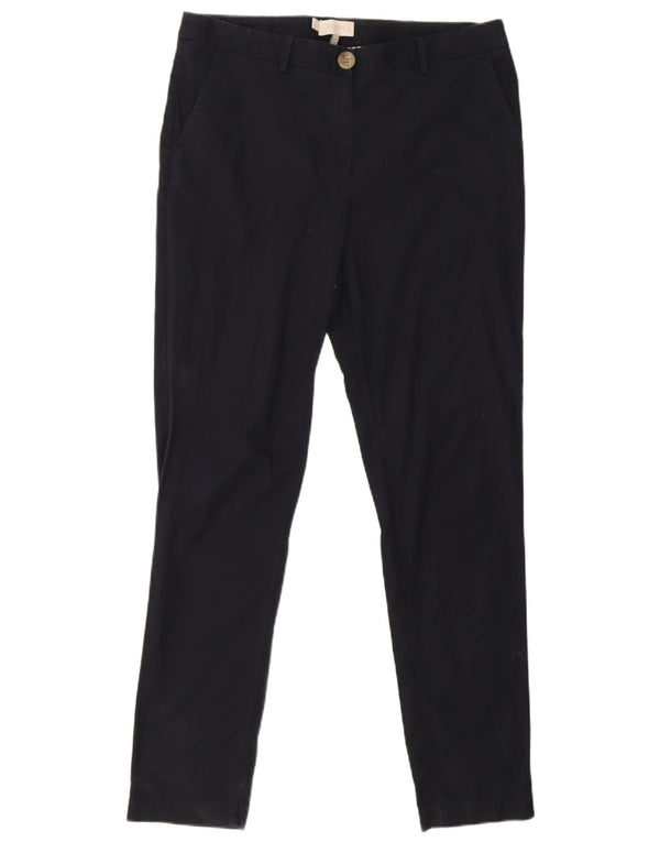 Hobbs Dame Skinny Chino Bukser UK 12 Medium W34 L31 Marineblå Bomuld