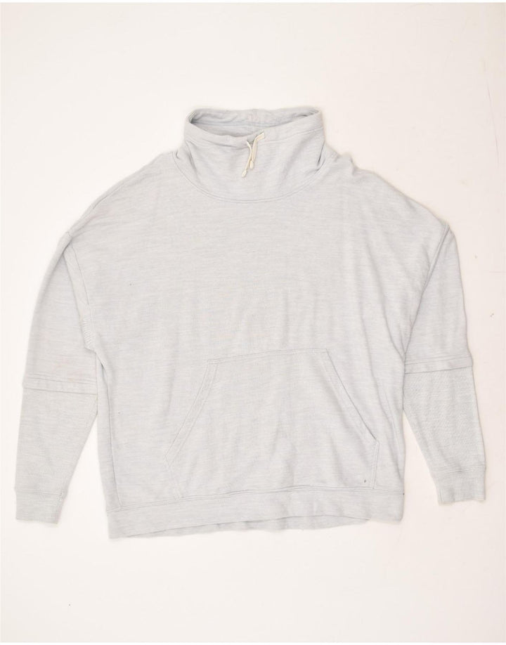 REEBOK Womens Sweatshirt Jumper UK 20 2XL Grey Cotton | Vintage Reebok | Thrift | Second-Hand Reebok | Used Clothing | Messina Hembry 