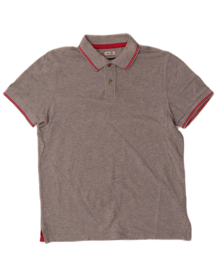 Joules Herre Slim Fit Polo Shirt Medium Grey Bomuld