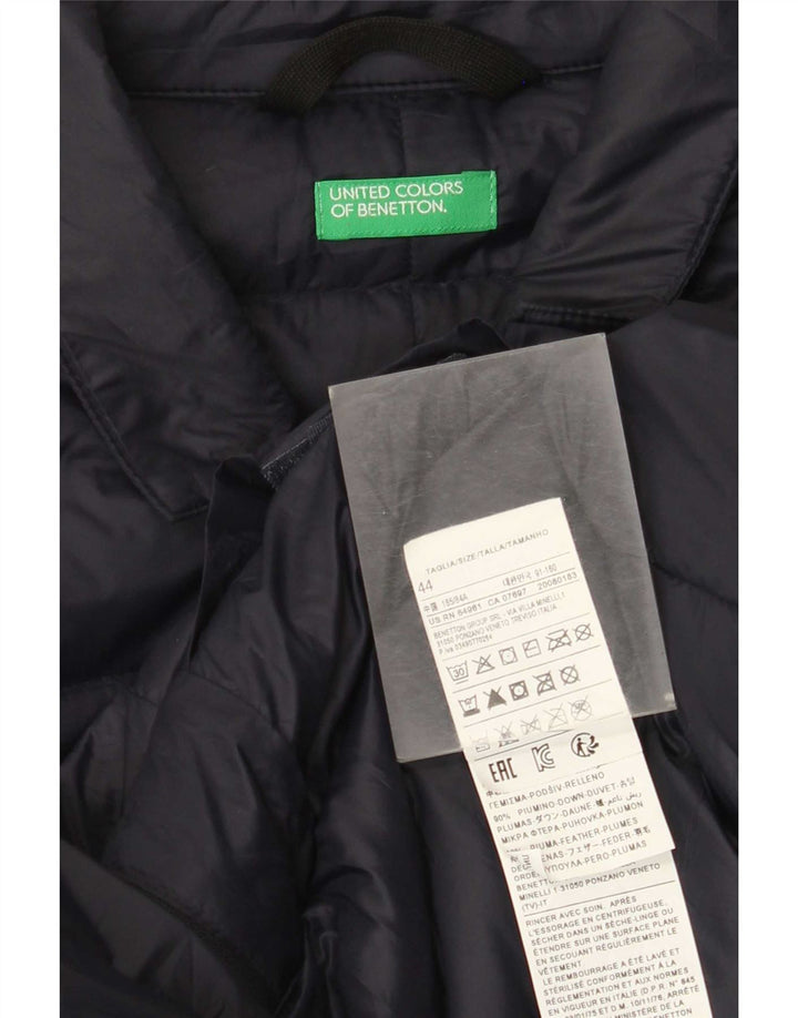 Benetton Polstret Herrejakke IT 44 XS Marineblå polyamid