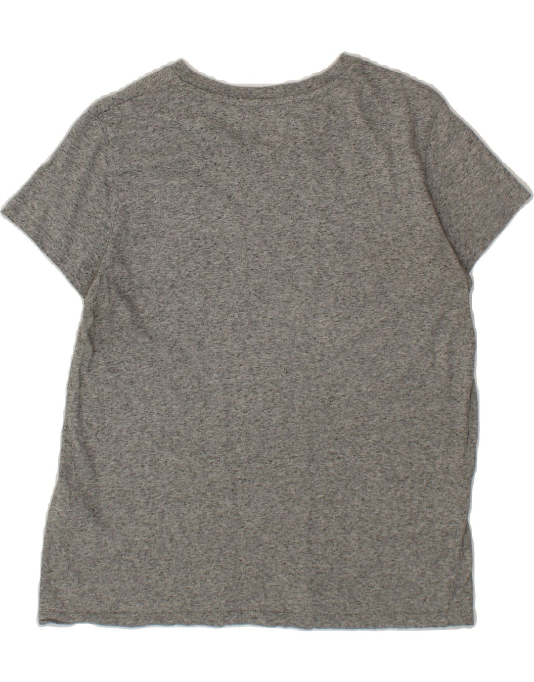 LEVI'S Womens Graphic T-Shirt Top UK 12 Medium Grey Flecked Cotton Vintage Levi's and Second-Hand Levi's from Messina Hembry 