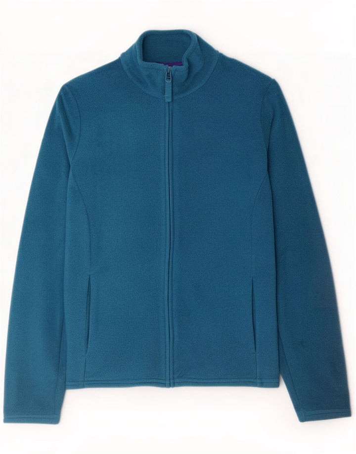 Marks & Spencer Fleecejakke til kvinder UK 8 Lille blå polyester
