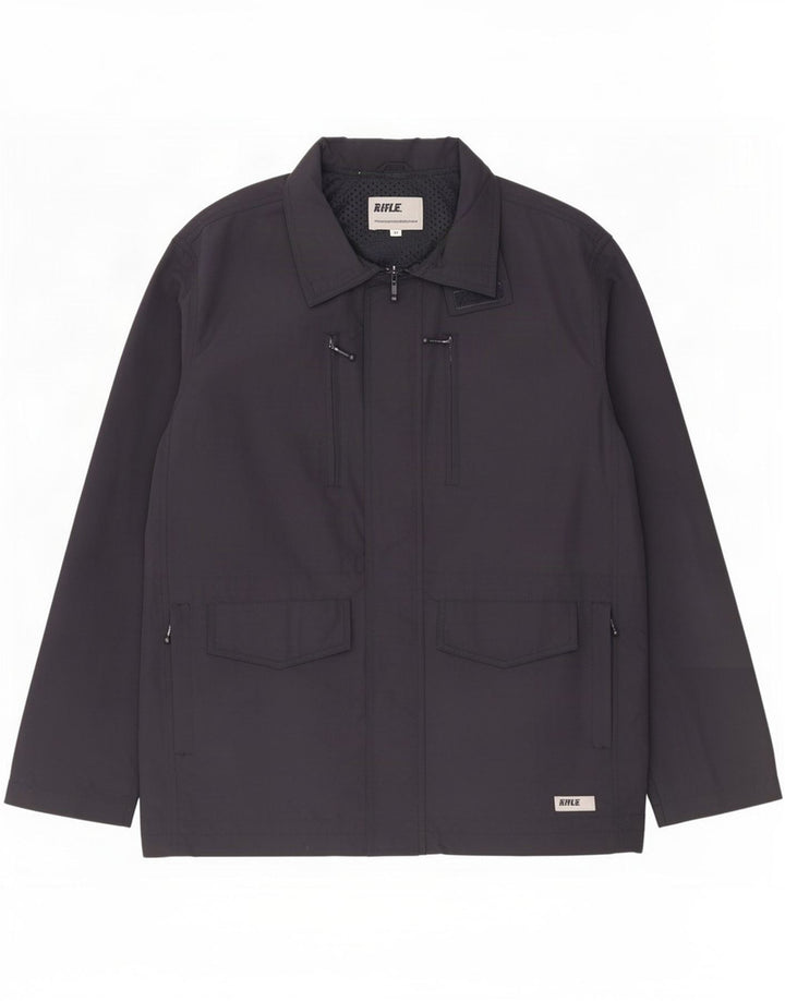Rifle Herre Utility Jacket UK 38 Medium Navy Blue Polyamide