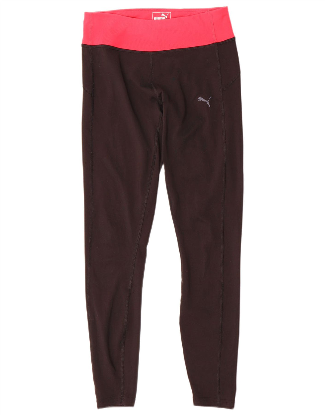 Puma Womens Leggings UK 8 Small Black Colourblock