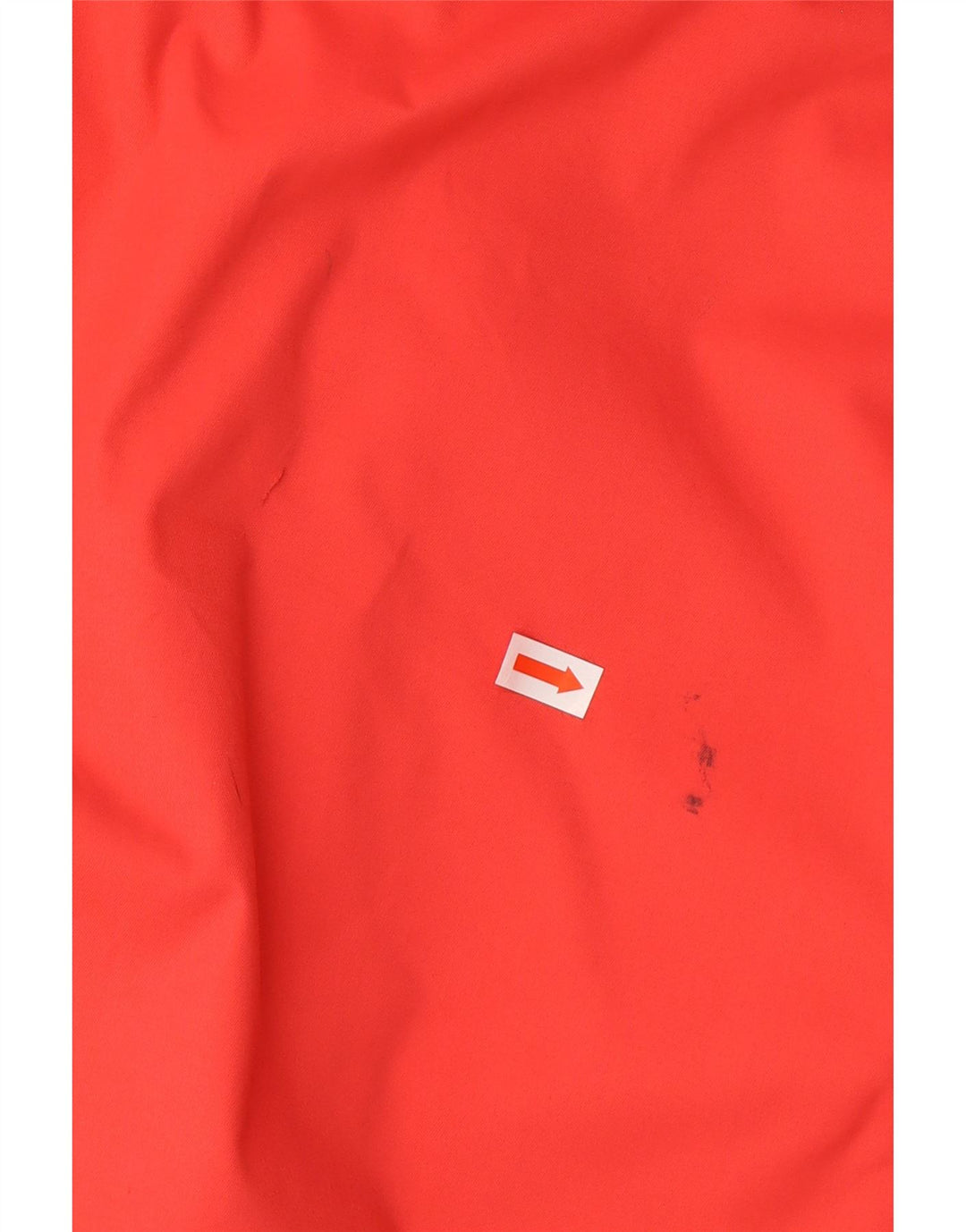 JACK WOLFSKIN Womens Hooded Rain Jacket UK 10 Small  Red Colourblock Vintage Jack Wolfskin and Second-Hand Jack Wolfskin from Messina Hembry 