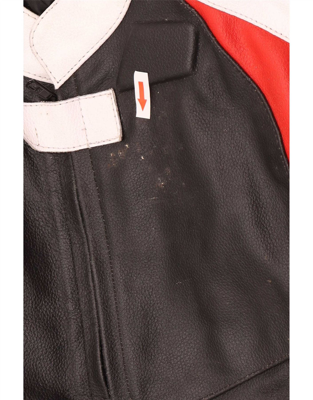 BMW Herre Læder Racer Jakke UK 42 XL Multifarvet Colourblock