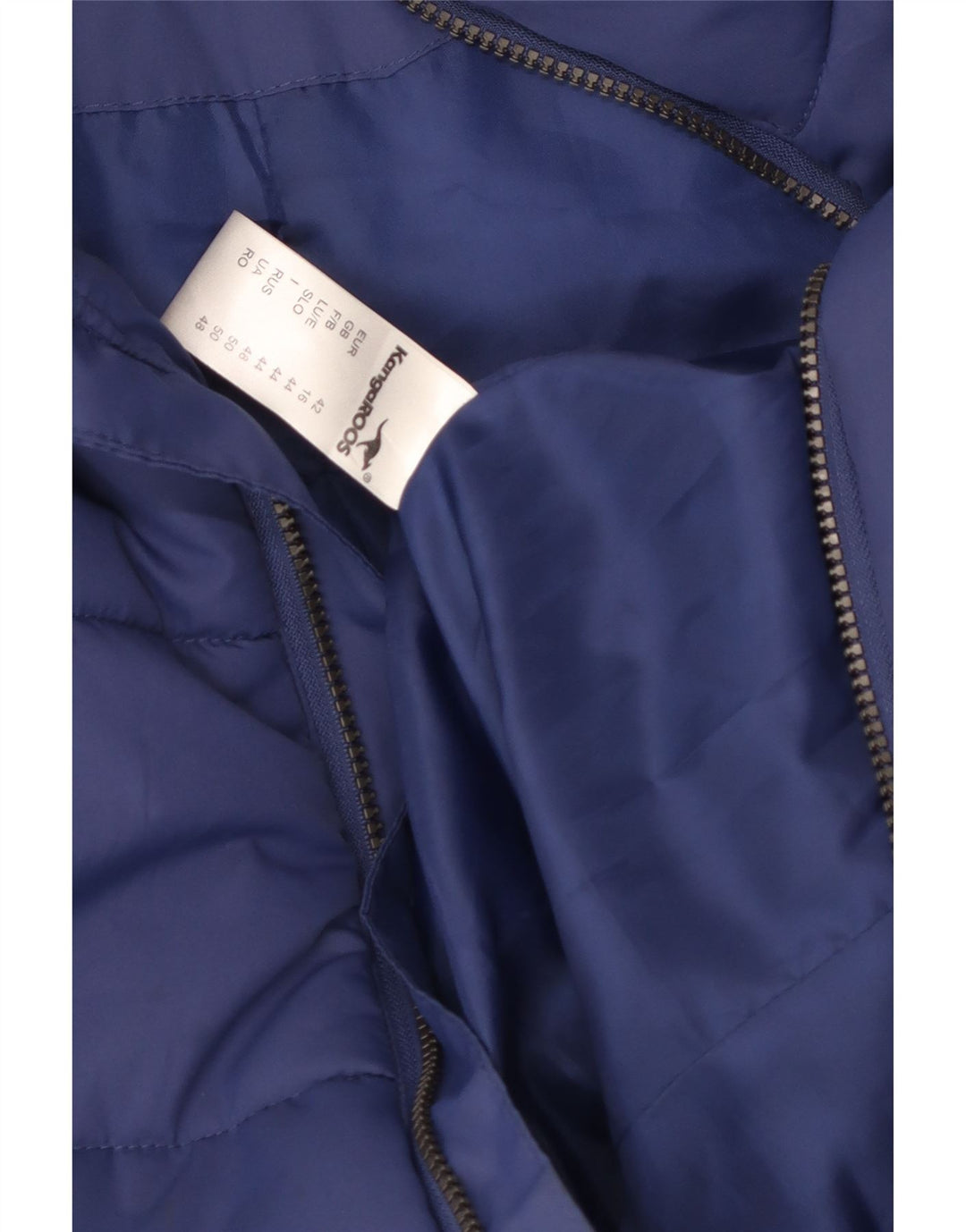 KANGAROOS Polstret Gilet til mænd UK 16 Large Blue Polyester