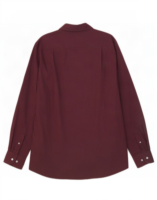 Hugo Boss Herreskjorte str. 39 15 1/2 Medium Bourgogne Bomuld