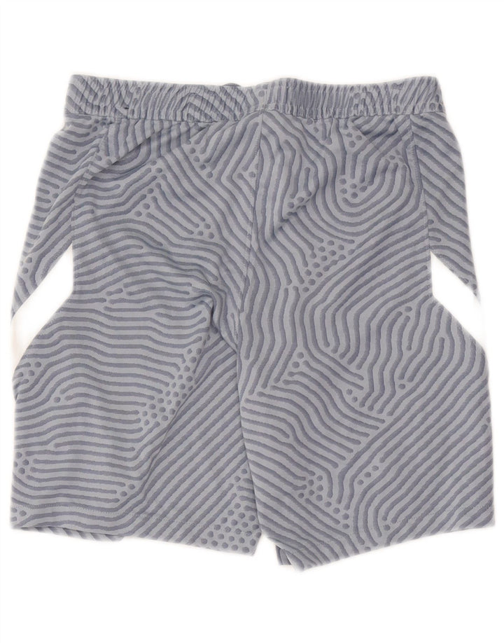 Nike Herre Dri Fit sportsshorts med abstrakt mønster, lille blå farveblok