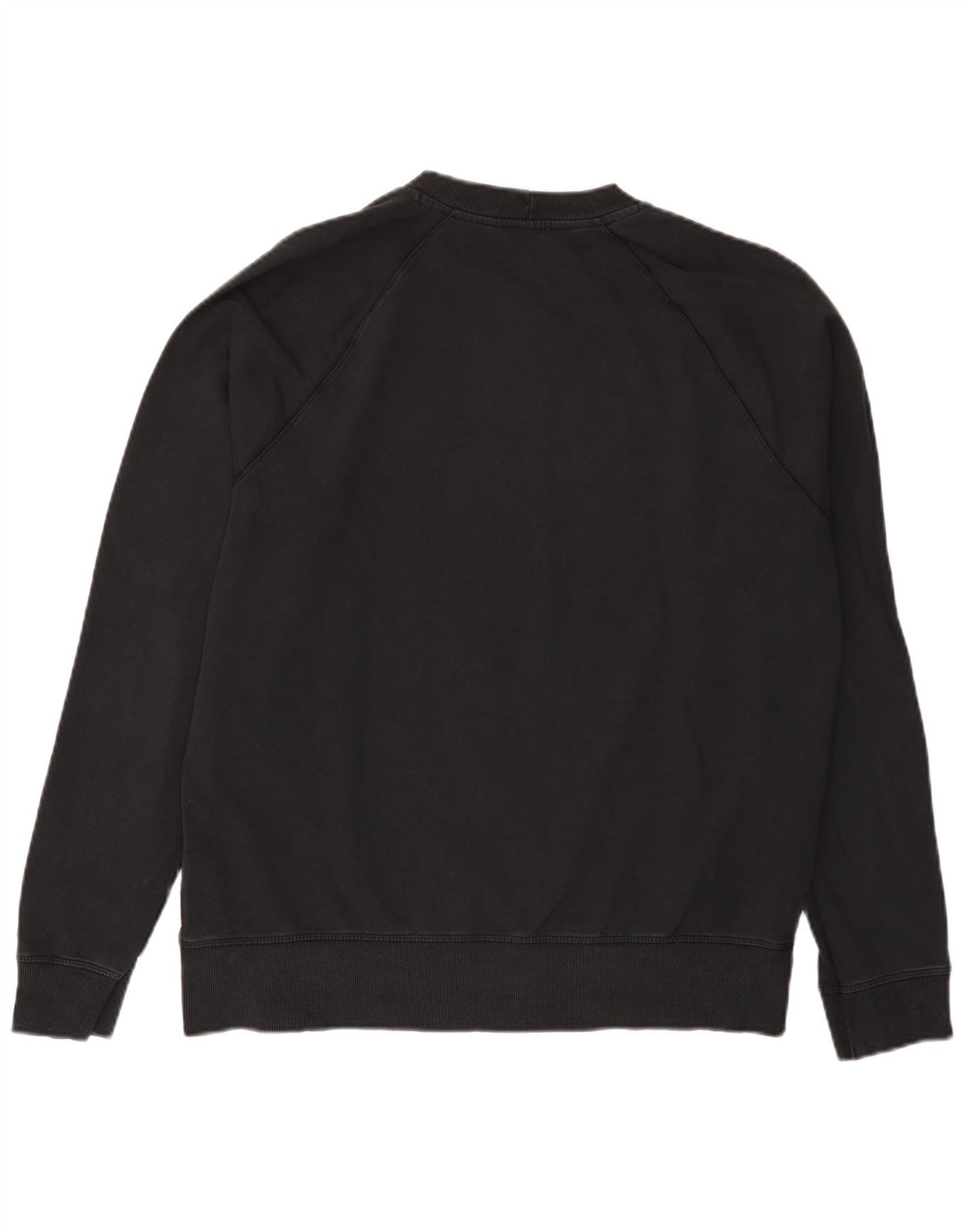 Benetton Herre Sweatshirt Jumper XL Sort Bomuld