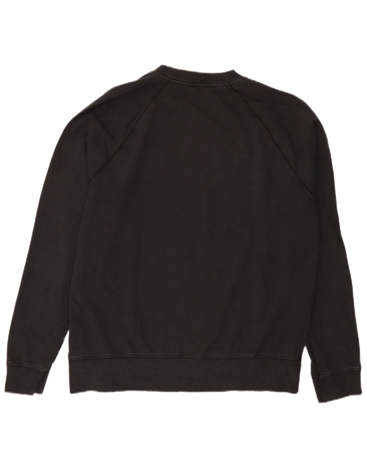 Benetton Herre Sweatshirt Jumper XL Sort Bomuld