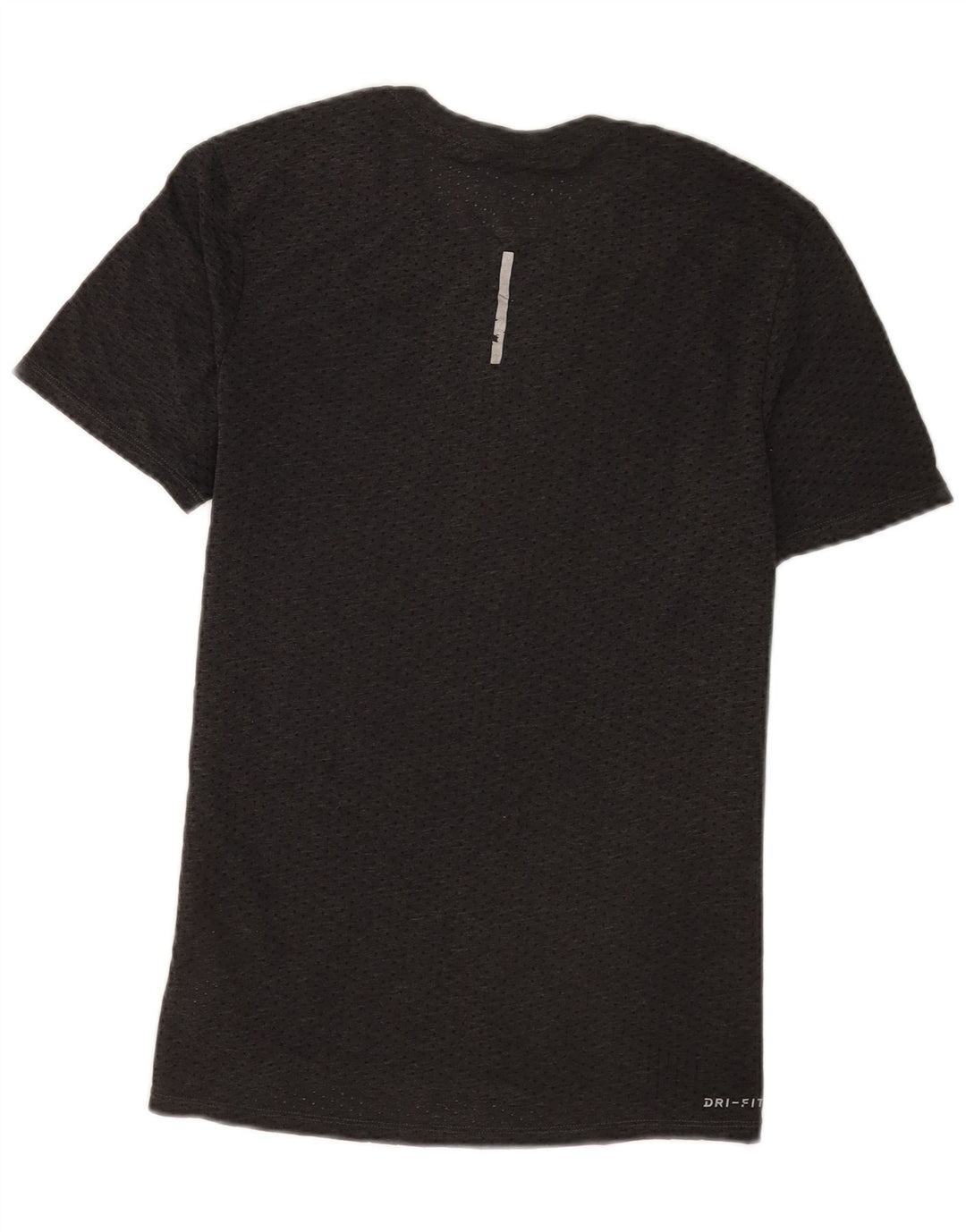 Nike herre Dri Fit T-shirt top mellemgrå polyester