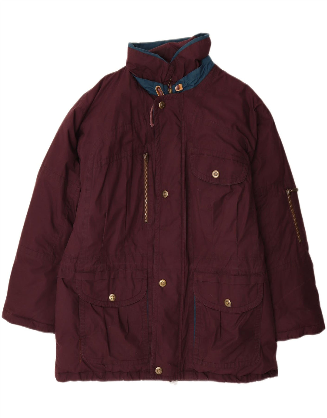 WESTBURY Polstret frakke til mænd UK 42 XL Burgundy Polyester