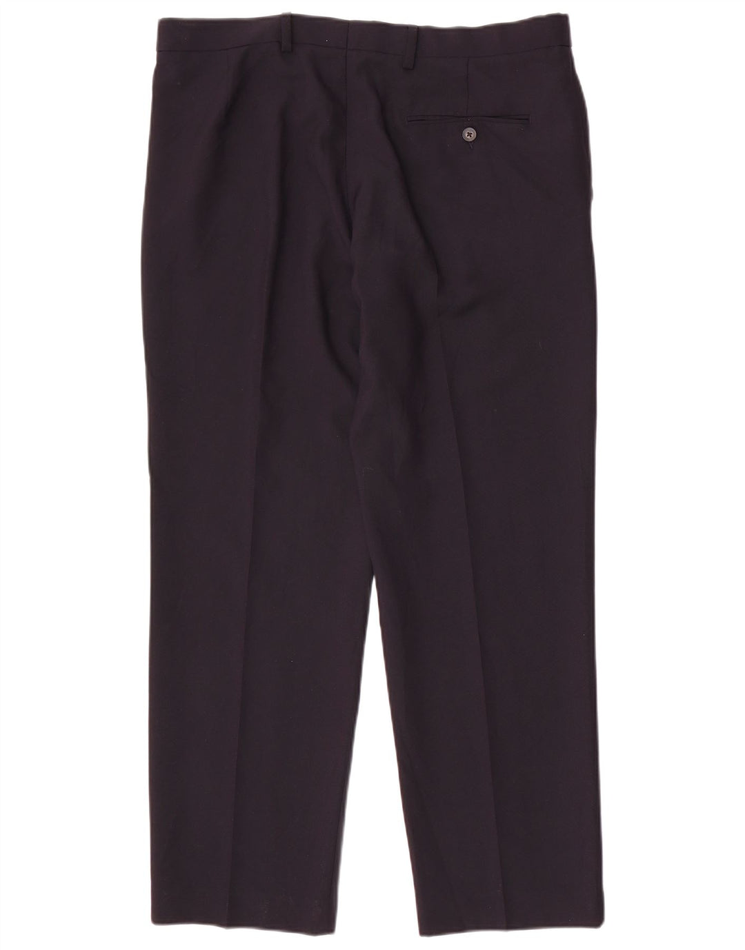 Marks & Spencer Herre Regular Fit Suit Bukser W36 L29 Marineblå polyester