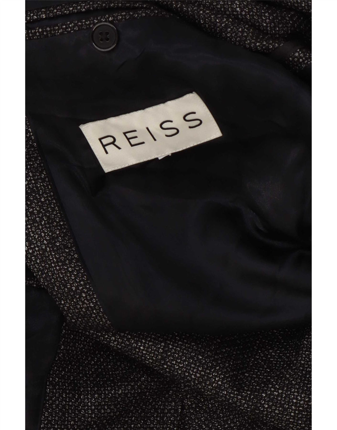 Reiss Herre 1 Knap Blazer Jacket UK 36 Small Navy Blue