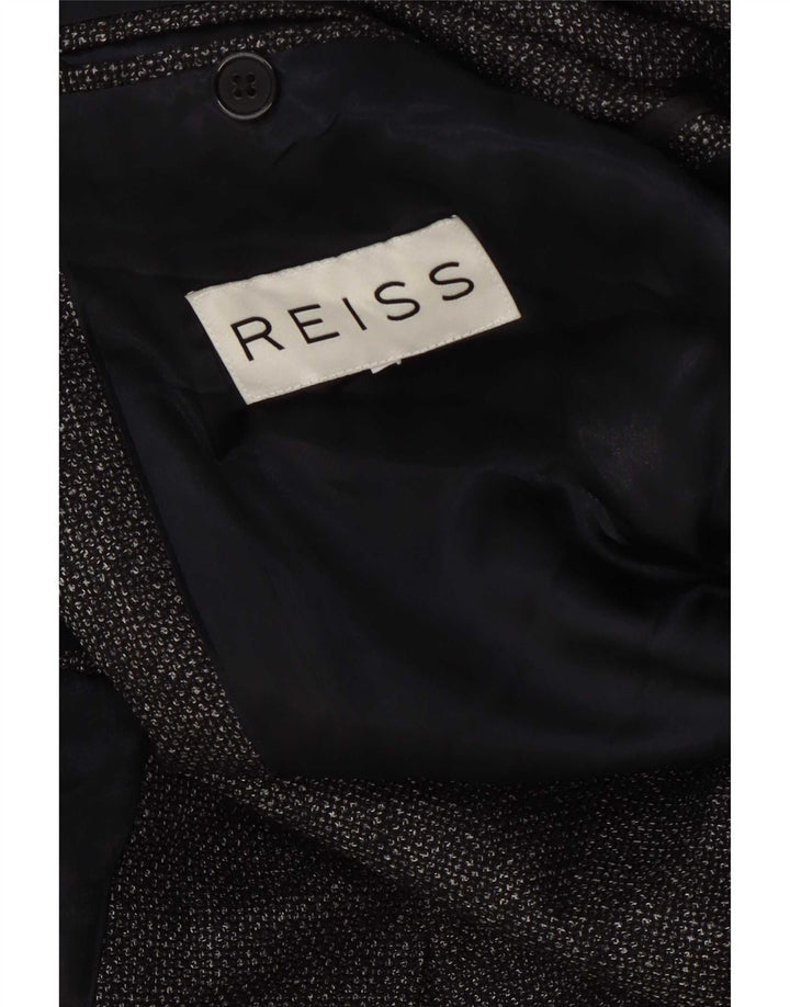 Reiss Herre 1 Knap Blazer Jacket UK 36 Small Navy Blue