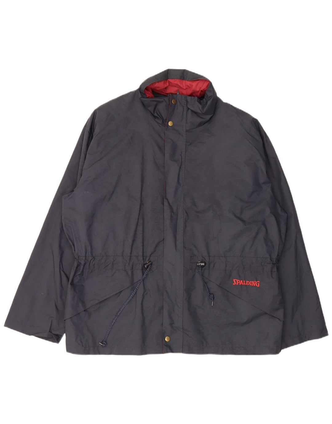 Spalding Regnjakke til mænd UK 42 XL Navy Blue Nylon