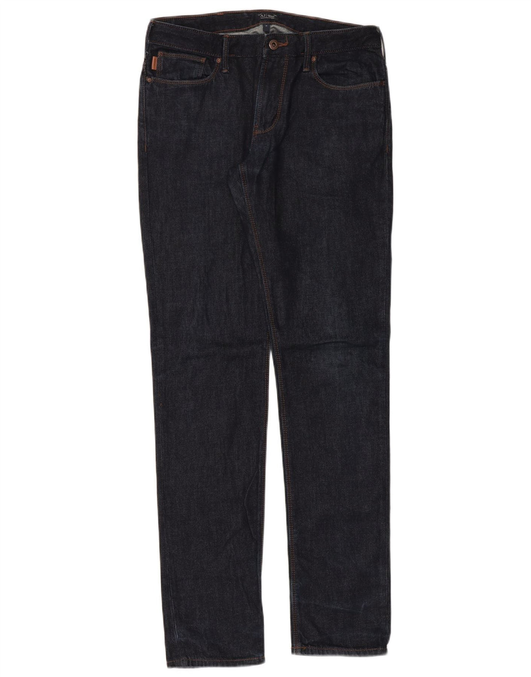Armani Dame Slim Jeans W31 L34 Marineblå Bomuld