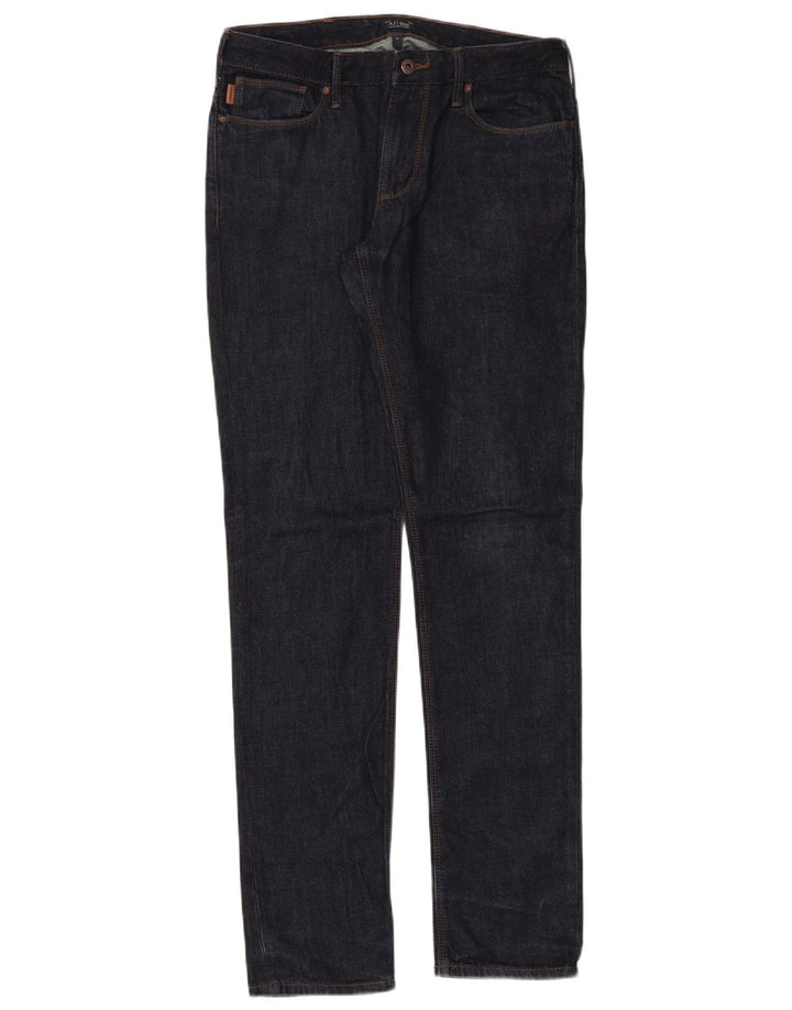 Armani Dame Slim Jeans W31 L34 Marineblå Bomuld