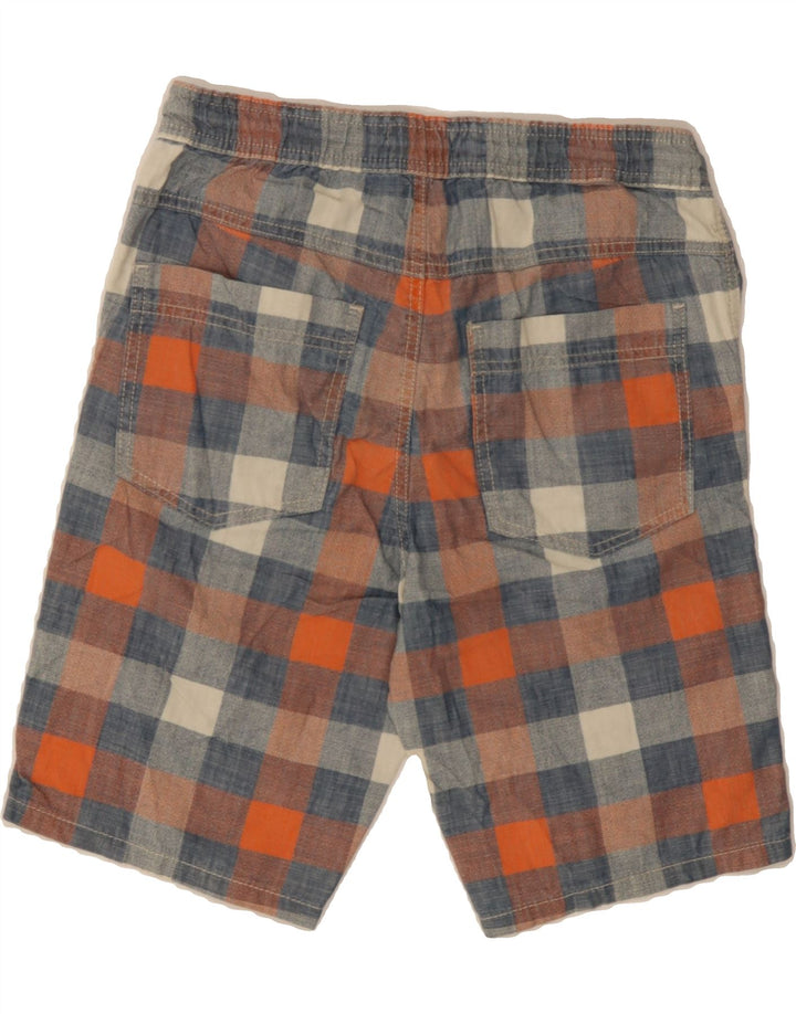 BENETTON Boys Casual Shorts 11-12 Years 2XL W28  Multicoloured Check Vintage Benetton and Second-Hand Benetton from Messina Hembry 
