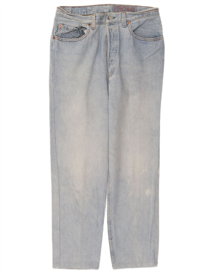 Levi's Dame 901 Højtaljede Lige Jeans W30 L26 Blå