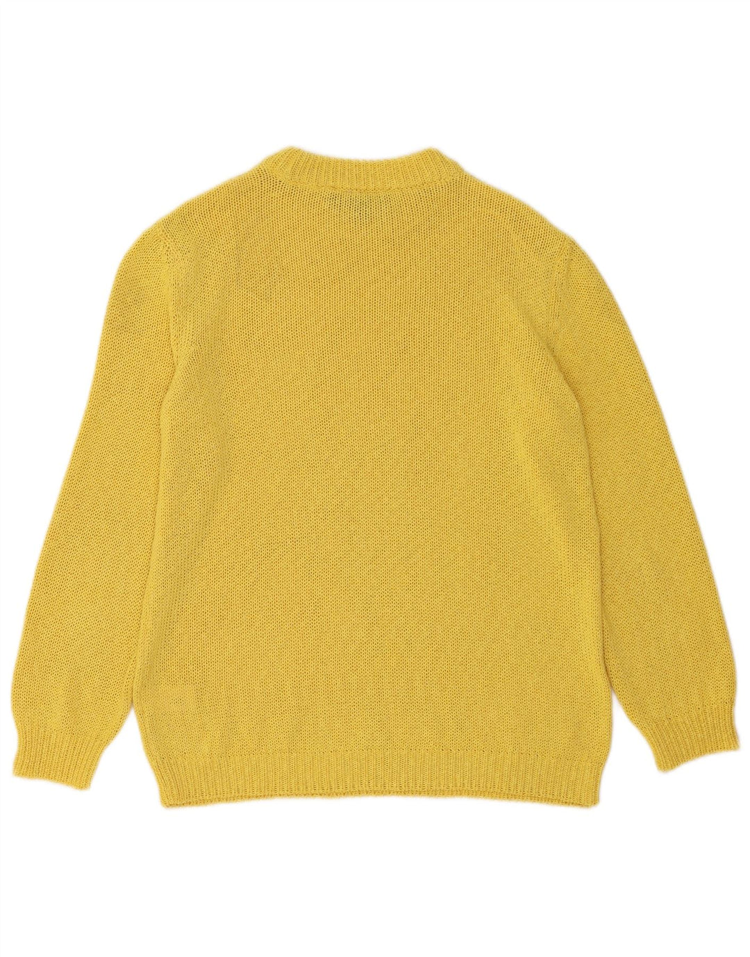 Zara Dame sweater med rund hals DK 14 Medium Gul Polyester